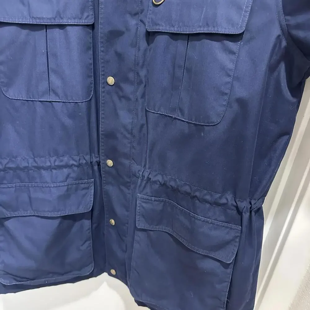 VTG Eddie Bauer Mens Large Wool Blanket Lined Chore Coat Jacket Mountain Parka - Picture 5 of 9